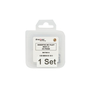 Insertie spiralata pentru reparat filete M6x1.0mm 25 piese, Cod: BK78614, Brand: BRECKNER GERMANY - Img 4