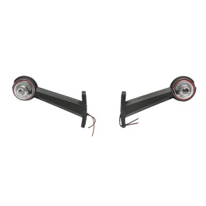 Lampi laterale de gabarit cu LED 24V, rosu-alb, PVC dur /set, Cod: DISTD0668006PALR, Brand: BRECKNER GERMANY - Img 2