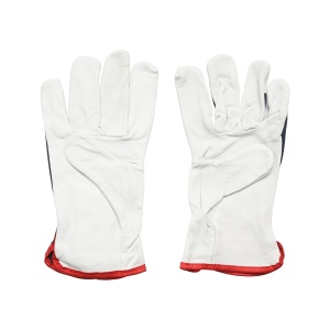 Manusi protectie din piele de capra alb-negru Nr 10, Cod: BK78016, BRECKNER GERMANY - Img 3