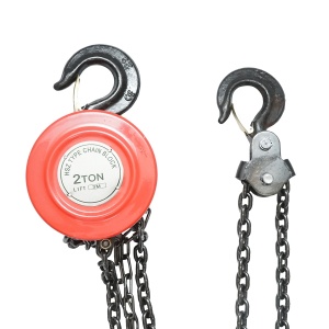 Palan manual cu lant sarcina maxima 2000Kg lungime lant 3m si carlig cu siguranta, Cod: DISFW69 - Img 4