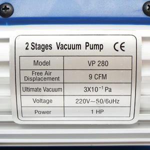 Pompa vid, vacuum 220V, 1 CP pentru instalatii frigorifice 226l/min , Cod: DISMW72, Brand: BRECKNER GERMANY - Img 5
