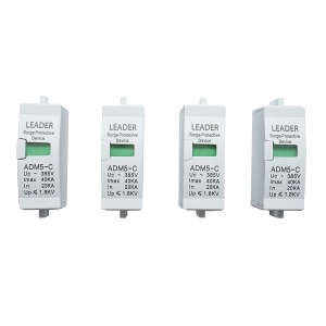 Set 4 cartuse pentru descarcator supratensiune AC SPD 4P-40KA ,Cod: DISKP04, Brand: Leader - Img 1
