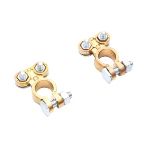 Set borne baterie de bronz cu strangere pe surub, Cod: BK80278, Brand: BRECKNER GERMANY - Img 3