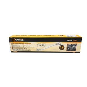 Set chei inelare cotite, 12 buc., 6-32mm, in husa textila, Cod: BK92549 Echivalență: DISFP57, Hoteche - Img 5