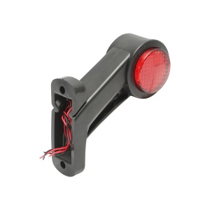 Set lampi laterale de gabarit cu LED 12-24V, rosu-alb, PVC elastic, Cod: BK69515, Brand: BRECKNER GERMANY - Img 3