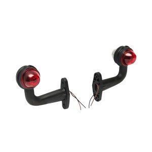 Set lampi laterale de gabarit cu LED 24V rosu-alb PVC dur, Cod: DISTD0668003PA24LR, Brand: BRECKNER GERMANY - Img 3