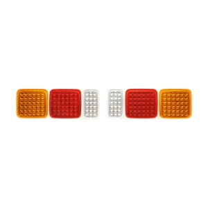 Set lampi spate camion cu LED 430x165, 12/24V, Cod: BK69104, Brand: BRECKNER GERMANY - Img 1