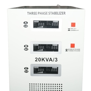 Stabilizator automat de tensiune 20KVA, 16KW trifazat cu servomotor, Cod: BK69935, Brand: BRECKNER GERMANY - Img 4