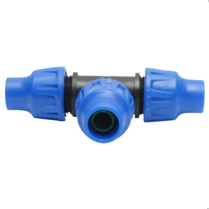 Teu egal compresiune, D16x16x16mm, PN6, pentru sisteme de irigatii, Cod: DISLV12, Poelsan - Img 1