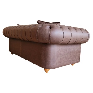 Canapea Fixa Lighter, 200x100x75cm, 2 locuri, Cayenne 1116 Espresso, Glasspandoor - Img 7