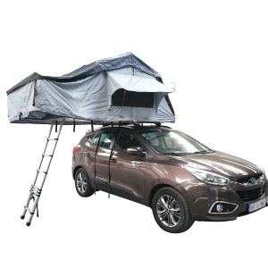 Cort auto impermeabil pentru 2 persoane, prindere pe plafon cu extensie, plaforma si scara Cod: DISMM32, Breckner Germany - Img 2