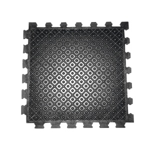 Covor din cauciuc cu striatii interconectabil 100x100x1.8cm pentru asternut odihna bovine Cod: DISEG25, - Img 2