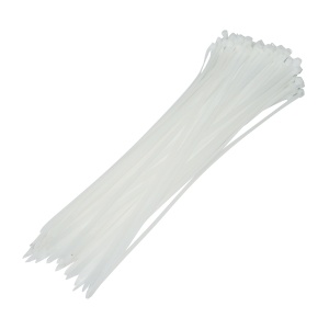Faseta, colier plastic 4.8x360mm, albe, set 100buc, Cod: BK80302, Brand: BRECKNER GERMANY - Img 1
