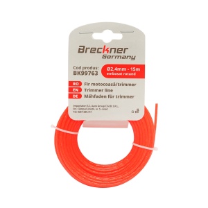 Fir rotund embosat pentru motocoasa 2.4mmx15m, Cod: BK99763, Brand: BRECKNER GERMANY - Img 2