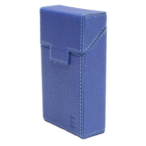 Husa albastra din piele pentru pachet de tigari P20, Cod: BK90457, BRECKNER GERMANY - Img 1