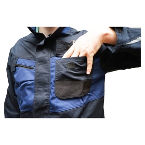 Jacheta de lucru poliester cu bumbac albastru navy XL, Cod: BK77212, Brand: BRECKNER GERMANY - Img 5