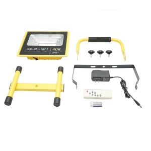 Lampa de lucru LED portabila 40W, 8000K cu acumulator LifePO4 2x6000mAh telecomanda si cadru stativ IP67, Cod: BK79651, Brand: BRECKNER GERMANY - Img 2