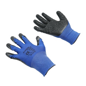 Manusi de lucru din latex si poliester negru-albastru marimea 10, Cod: BK78579, Brand: BRECKNER GERMANY - Img 2