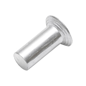 Nit aluminiu solid 24.6x10, diametru cap 18mm Cod: DISEN25, Brand: BRECKNER GERMANY - Img 3