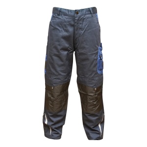 Pantaloni de lucru, poliester cu bumbac, albastru navy, L, Cod: BK77216, Brand: BRECKNER GERMANY - Img 1