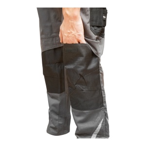 Pantaloni de lucru, poliester cu bumbac, gri cu negru, L, Cod: BK77231, Brand: BRECKNER GERMANY - Img 5