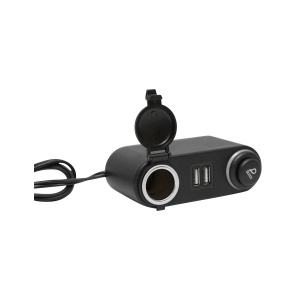 Prelungitor priza auto cu priza 24V, bricheta si 2xUSB, Cod: BK78010, Brand: BRECKNER GERMANY - Img 3