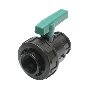 Robinet cu bila compresiune, filet interior D1/4x11/4, PN10, Cod: DISLU91, Brand: Poelsan - Img 1