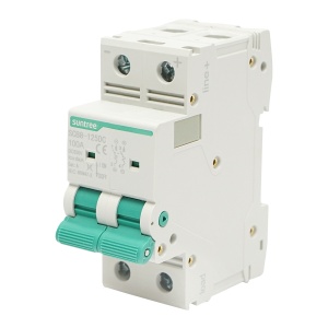 Separator, intrerupator de suprasarcina automat 2P, 100A, 550VDC, Cod: BK77758, Brand: SUNTREE - Img 2