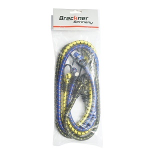 Set 3 corzi elastice cu carlige pentru ancorare marfa, 10mmx100cm, Cod: BK78922, Brand: BRECKNER GERMANY - Img 2
