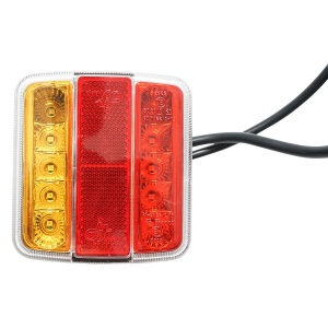 Set lampi LED magnetice pentru remorca, fisa 7 pini, cablu intre stopuri de 2,5m, cablu fisa 7.5m 12 V, Cod: BK69079, Echivalență: DISSA94, Breckner Germany - Img 3