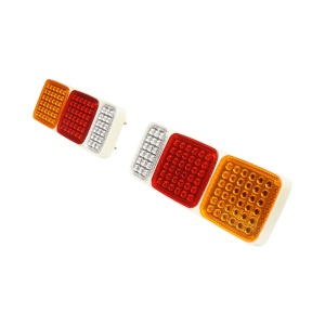 Set lampi spate camion cu LED 430x165, 12/24V, Cod: BK69104, Brand: BRECKNER GERMANY - Img 2