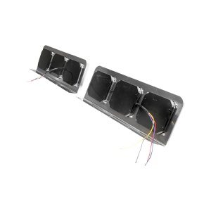 Set lampi spate camion cu LED fara semnalizare 598x220, 12/24V, Cod: BK69103, Brand: BRECKNER GERMANY - Img 4