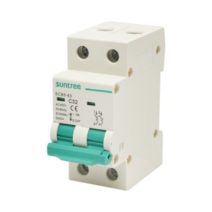 Siguranta automata tip intreruptor 2P, 32A 400VAC, Cod: BK77763, Brand: SUNTREE - Img 2
