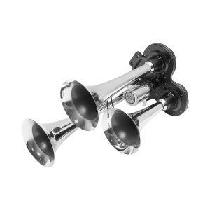 Claxon 3 trompete pentru compresor aer 12/24V, Cod: BK60104, Brand: BRECKNER GERMANY - Img 3