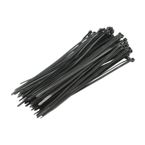 Faseta, colier plastic 3.6x200mm, negru, set 100buc, Cod: DISMT60, Brand: BRECKNER GERMANY - Img 1