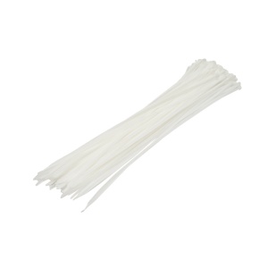 Fasete, colier plastic 4.8x430mm alb set 100 buc, Cod: BK80300, Echivalență: DISNV70, Breckner Germany - Img 1