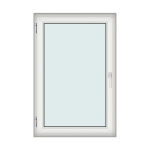 Fereastra 100x150cm, 1 canat, alb, stanga si rabatare, Eurotech, 8.1cm, 6 camere, 3 garnituri - Img 1