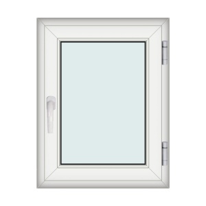 Fereastra 70x90cm, 1 canat, alb, dreapta si rabatare, Klass, 7cm, 6 camere, 2 garnituri - Img 1