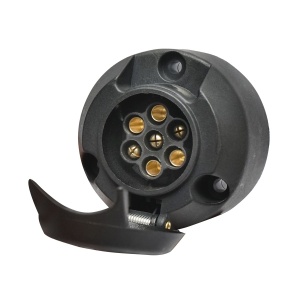 Fisa cu priza 7 pini pentru remorca, material carcasa ebonita 12V, Cod: UTB101.31.028, Echivalență: DISAB29 - Img 3