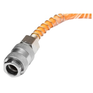Furtun compresor, 15 metri, spiralat, cu cuple rapide, universale, Cod: BK92675 Echivalență: DISFR84, Hoteche - Img 2