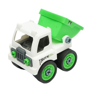 Jucarie tip Montessori, camion verde pentru copii +3 ani, Cod: DISLW95 - Img 3