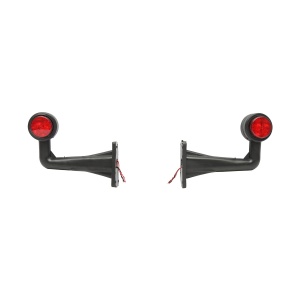 Lampi laterale de gabarit cu LED 12/24V, rosu-alb, Cod: BK69449, Brand: BRECKNER GERMANY - Img 1