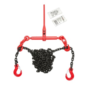 Lant ancorare pentru utilaje grele cu dispozitiv de tensionare pe clichet, greutate suportata 4T, lungime lant 6m, grosime zala fi 8mm, Cod: BK92731,Brand: BRECKNER GERMANY - Img 1