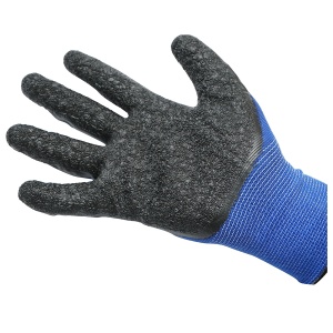 Manusi de lucru din latex si poliester negru-albastru marimea 10, Cod: BK78579, Brand: BRECKNER GERMANY - Img 3