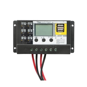 Panou solar 200W cu regulator tensiune 12/24V, 20A, 10 segmente (370x370x70mm) portabil tip valiza, Cod: BK87499, Brand: BRECKNER GERMANY - Img 3