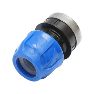 Racord compresiune, cu filet interior, D25mmx1 toll, PN16, pentru sisteme irigatii, Cod: DISLV50, Poelsan - Img 2