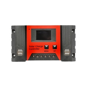 Regulator tensiune PWM panou solar 20A 12V/24V 4X port USB (12V=260W) (24V=520W) max. 50V, Cod: BK69241, Brand: BRECKNER GERMANY - Img 1