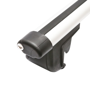 Set 2 bare transversale pentru portbagaj din aluminiu cu antifurt 1200mm, Cod: BK90970, Echivalență: DISCP62, Breckner Germany - Img 2