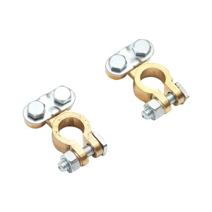 Set borne baterie de bronz cu strangere pe surub, Cod: BK80278, Brand: BRECKNER GERMANY - Img 5