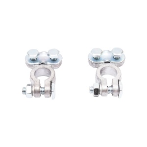 Set borne baterie de plumb cu strangere pe surub, Cod: BK92223, Brand: BRECKNER GERMANY - Img 1